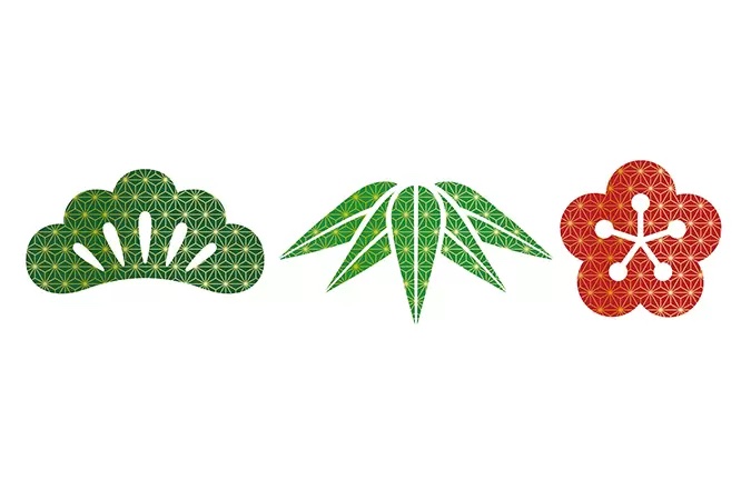 <p>Pine, bamboo, and plum</p>