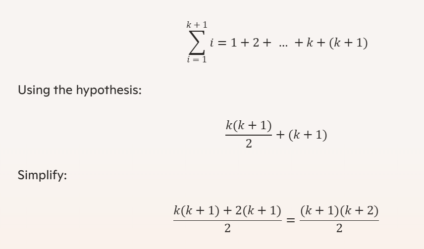 Process to get to simplified I.S.