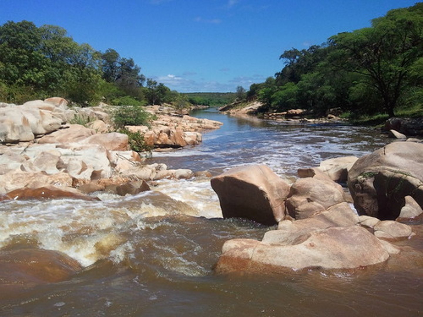 <p>The speed at which the river is travelling, measured in m/s.</p>