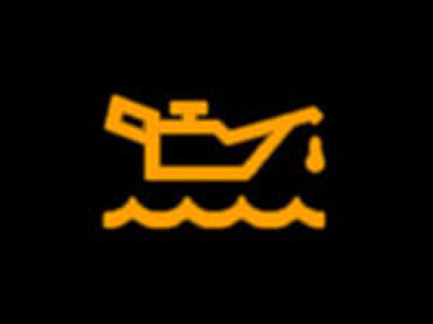 <p>your oil pressure is bad and you need to stop immediately.</p>