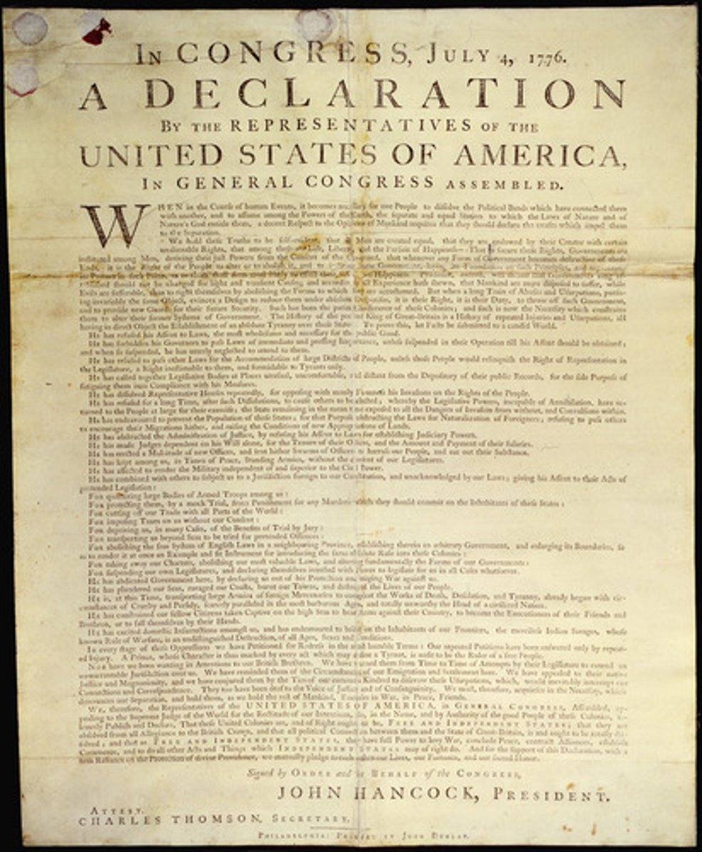 <p>July 4, 1776</p>
