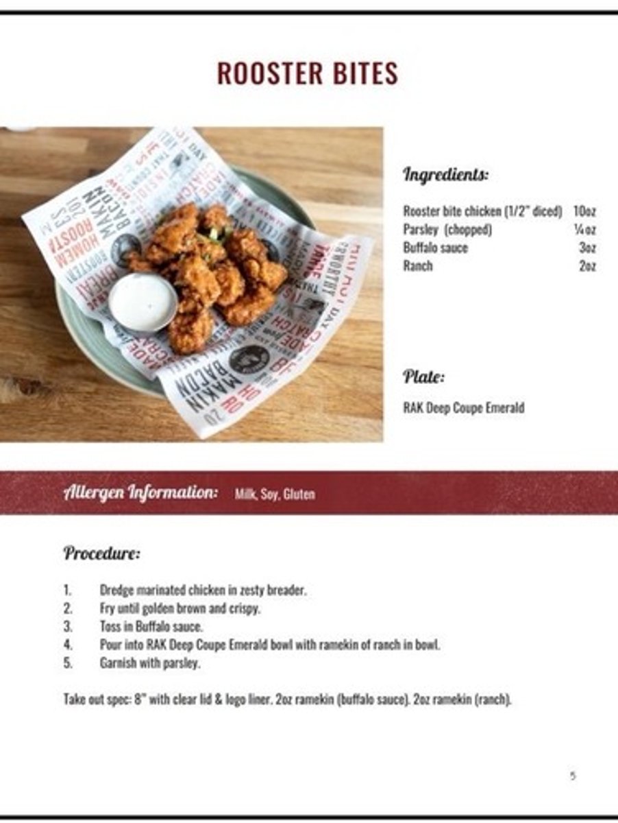 <p>fried chicken/choice of sauce (buffalo/honey Old Bay) 12.95</p>