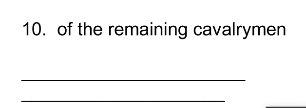 <p>II. Translate into Latin. (15 pts.)</p>