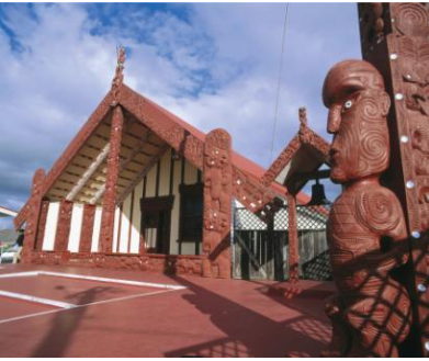 <p>Ohinemutu Village, Rotorua, North Island, New Zealand; late 19C</p>