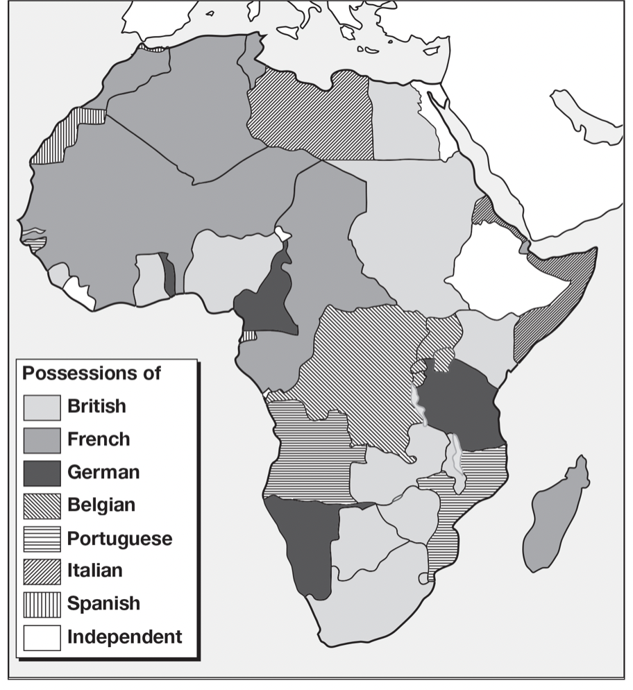 European Colonies in Africa, 1914