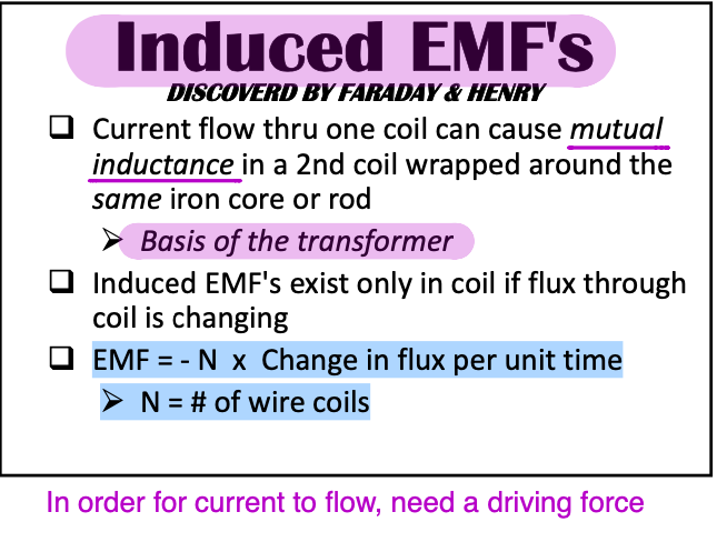 <p><span><strong>mutual inductance</strong></span></p><p></p><p><em>Basis of the transformer</em></p>
