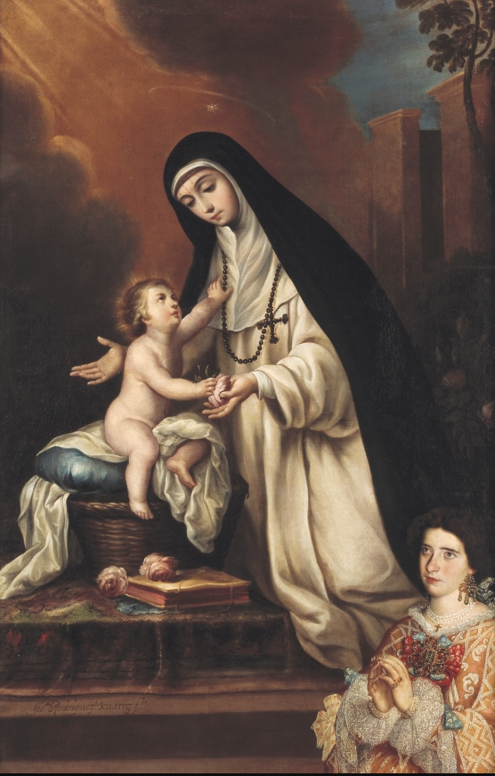 <p>Juan Rodriquez Juarez, <em>St. Rose of Lima with Christ Child and Donor </em></p>