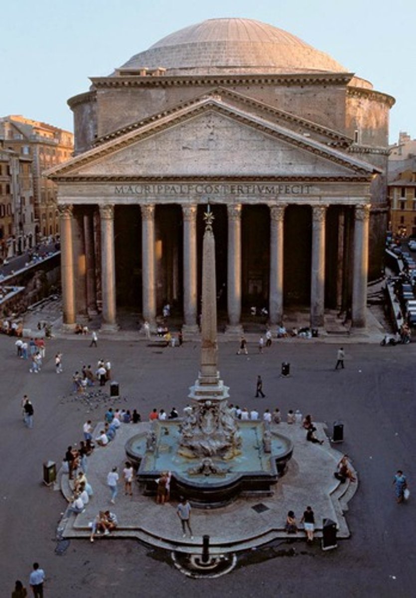 <p>Designed by Hadrian and it utilizes pediments and porticos</p>