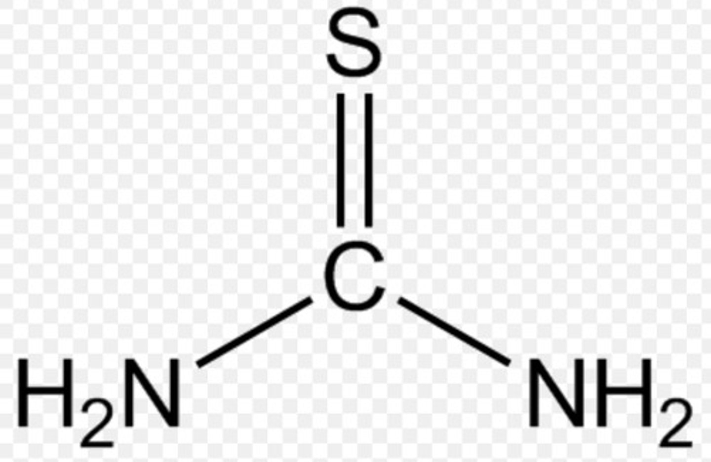 <p>urea but C=S, not C=O</p><p>NON electrolyte</p>