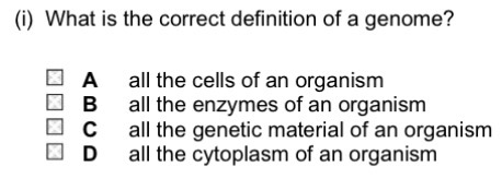 <p>Pick A, B, C or D.</p>