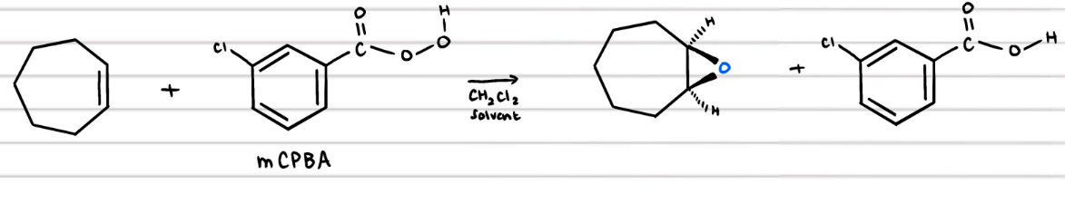 <p>mCPBA, CH2Cl2</p>