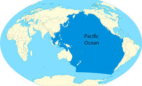 <p>it is the ocean near the equator </p>