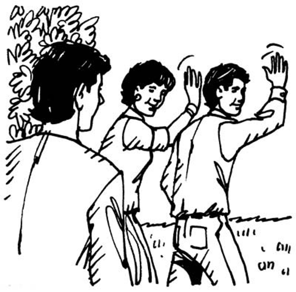 <p>to say goodbye to, to take one's leave</p>