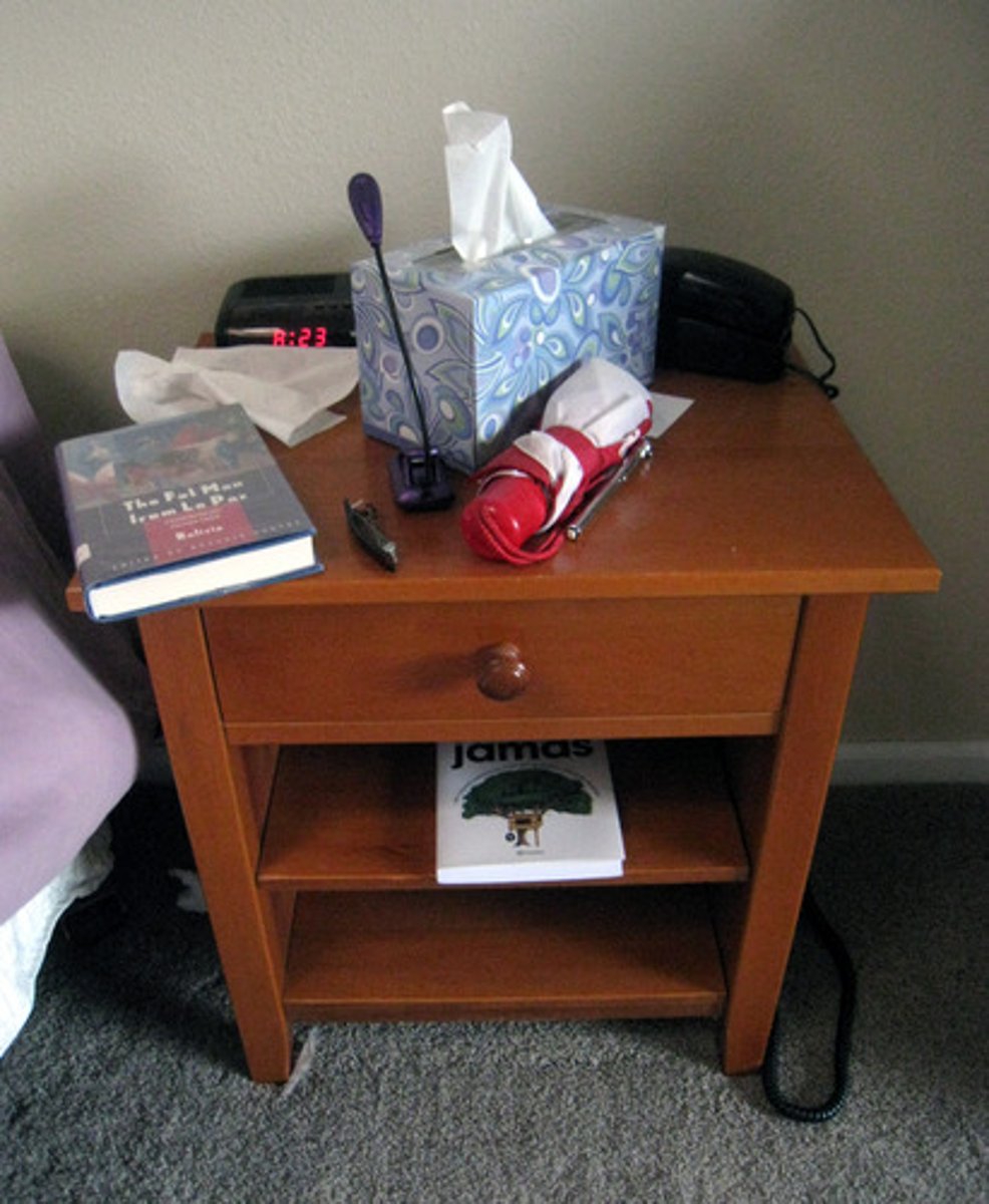 <p>bedside table</p>