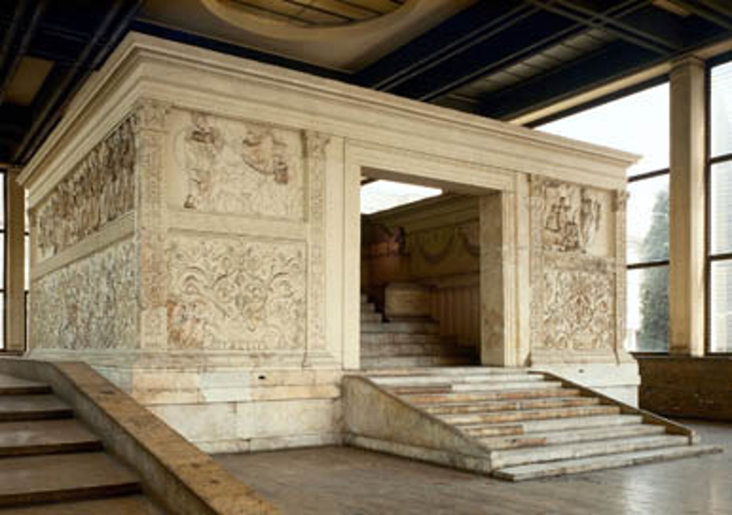 <p>Important symbol of Augustus' reign over Roman empire. Mother earth panel shows how bountiful he made Rome/showed his contributions to society</p>