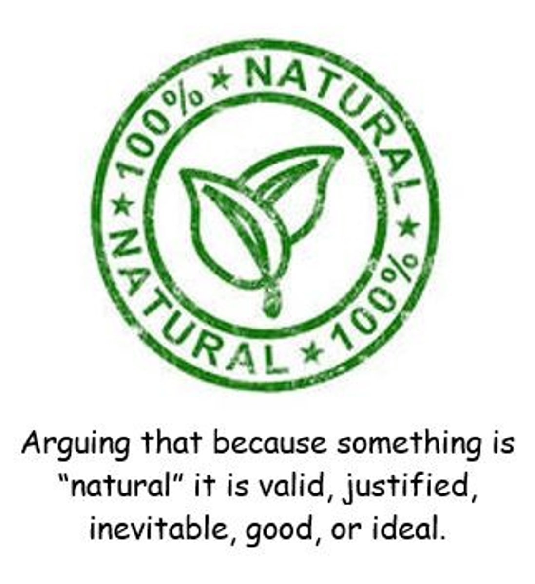 <p>Belief that whatever is natural is inherently good or correct.</p>