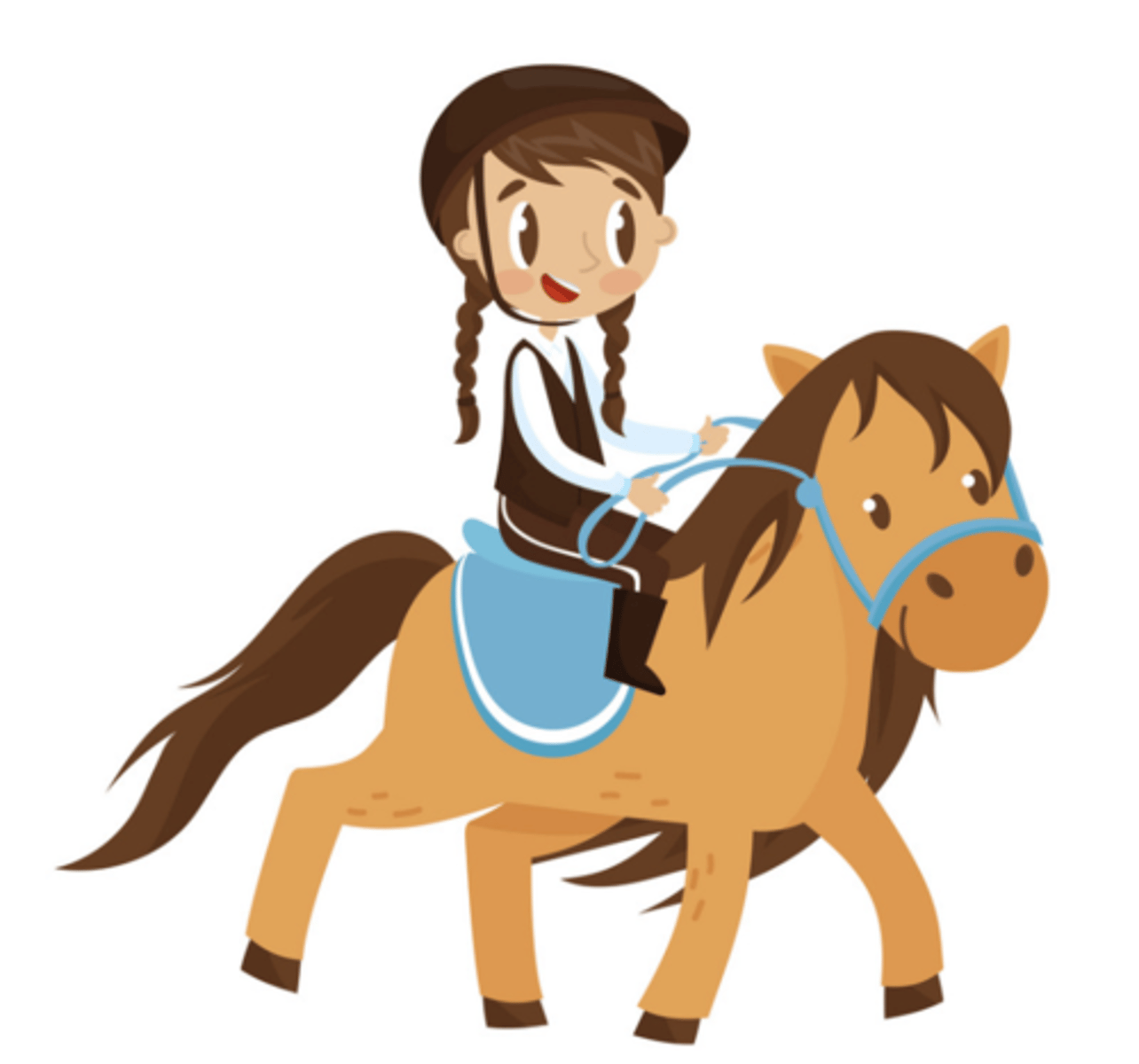 <p>to ride a horse</p>