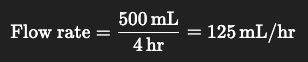 <p><strong>I</strong>s the measure of how much fluid (like a drug solution) moves through a system <strong>per unit of time</strong>.</p>