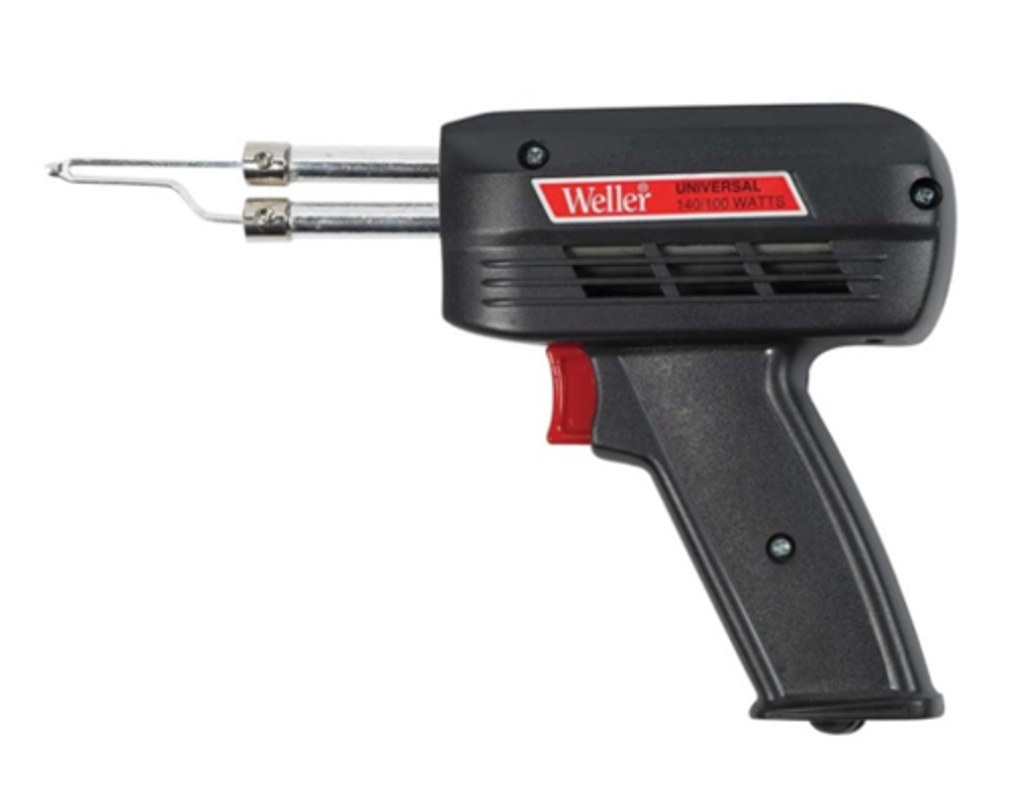 <p>It is fitted with a replaceable tip and operates on 115-volt AC. Used primarily for soldering wires.</p>