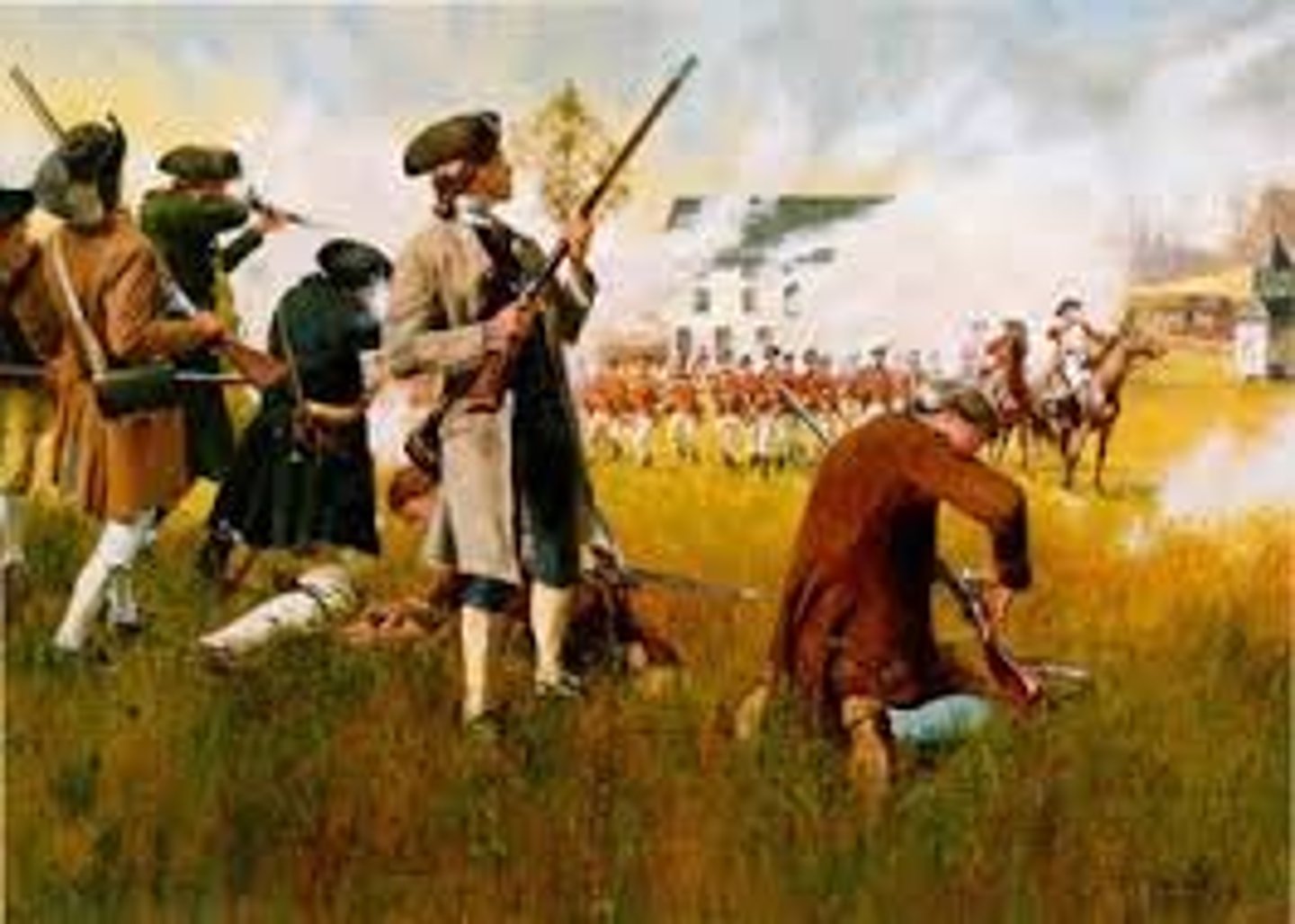 <p>"The Shot Heard Round the World"- The first battle of the Revolution in which British general Thomas Gage went after the stockpiled weapons of the colonists in Concord, Massachusetts.</p>