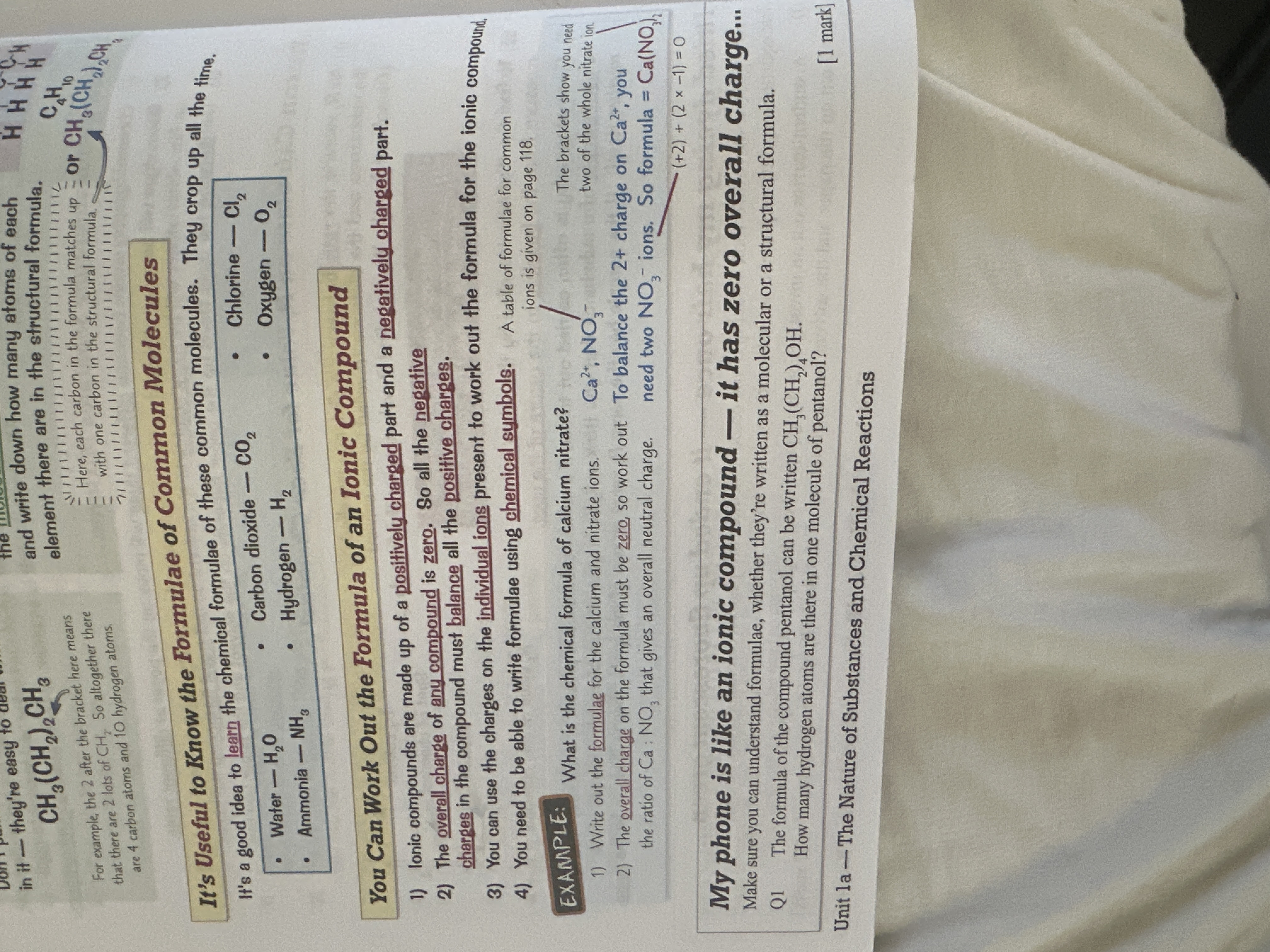 <p>A: You can use the charges on the individual ions present to work out the formula for the ionic compound</p>