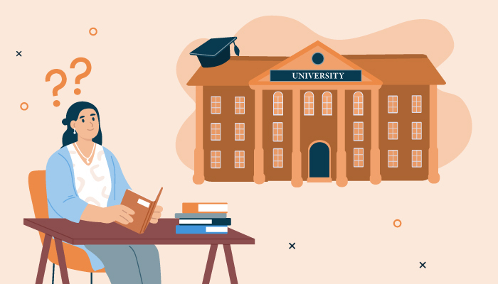 <p>Go to university (phr)</p>