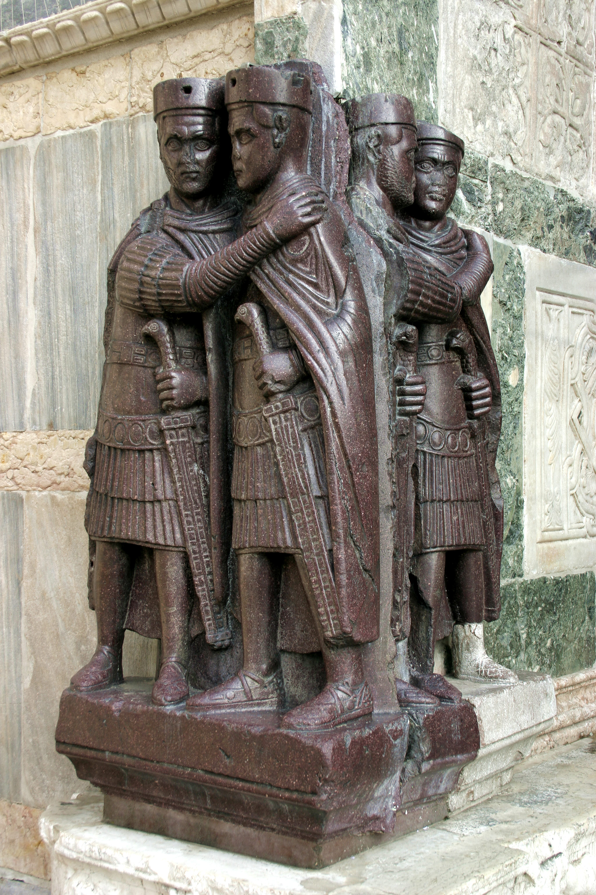 <p>Portraits of the Four Tetrarchs</p>