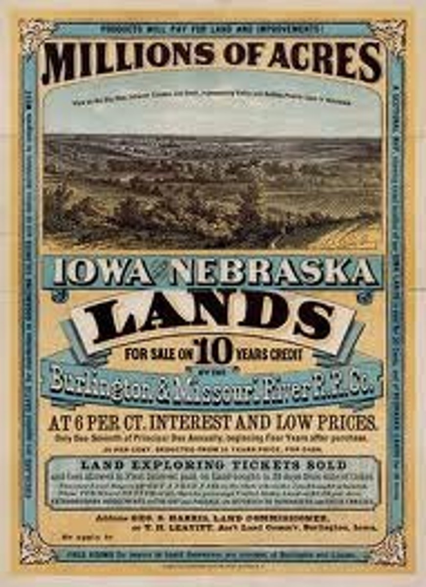 <p>1862. A federal law that gave settlers 160 acres of land for about $30 if they lived on it for five years and improved it by, for instance, building a house on it. The act helped make land accessible to hundreds of thousands of westward-moving settlers, but many people also found disappointment when their land was infertile or they saw speculators grabbing up the best land.</p>