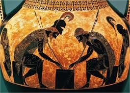 <p>A style of Athenian pottery where figures are painted in black on a rich orange surface, allowing for incised details.</p>