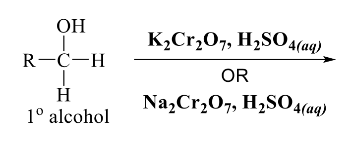 <p>what is the product of this alcohol rxn</p>