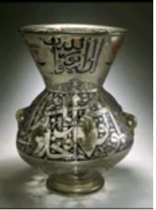 <p>glass oil lamp</p>