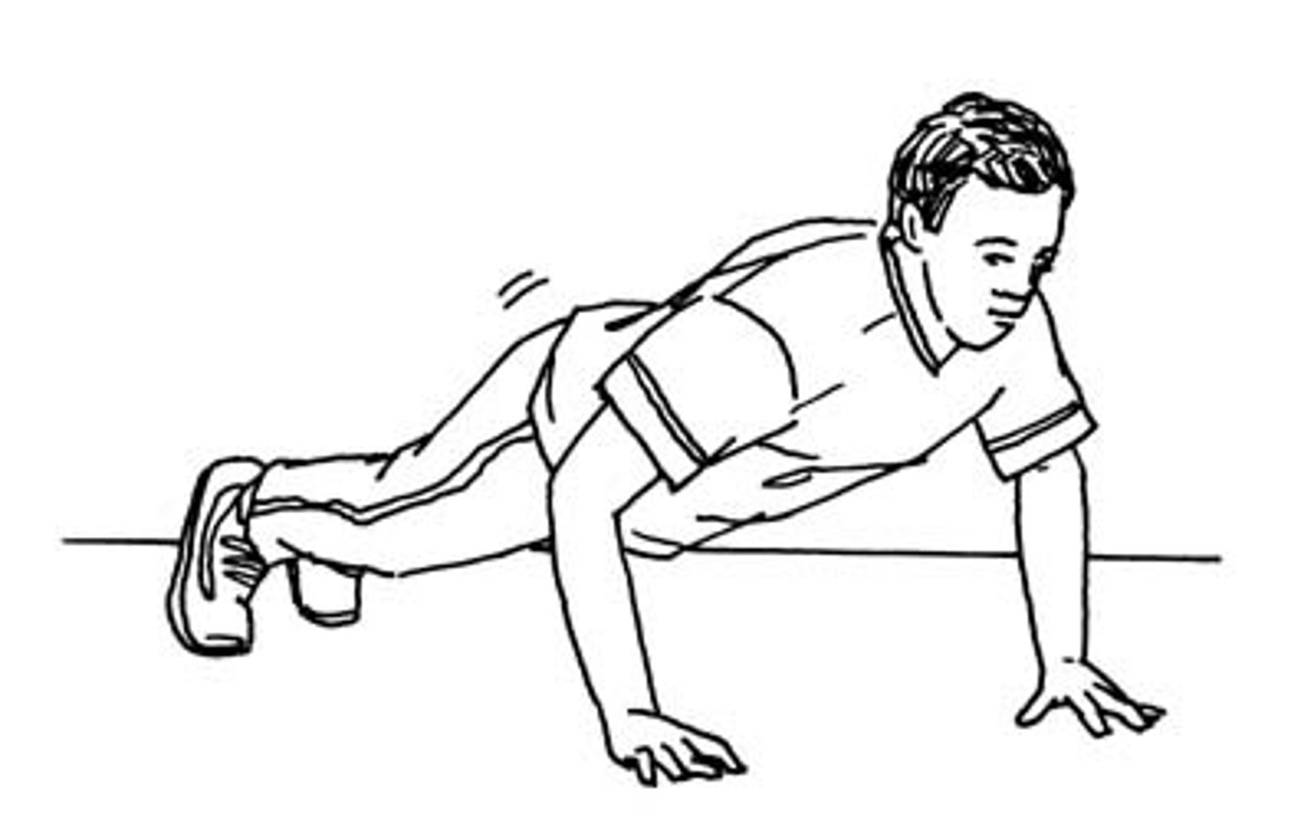 <p>to do a pushup</p>