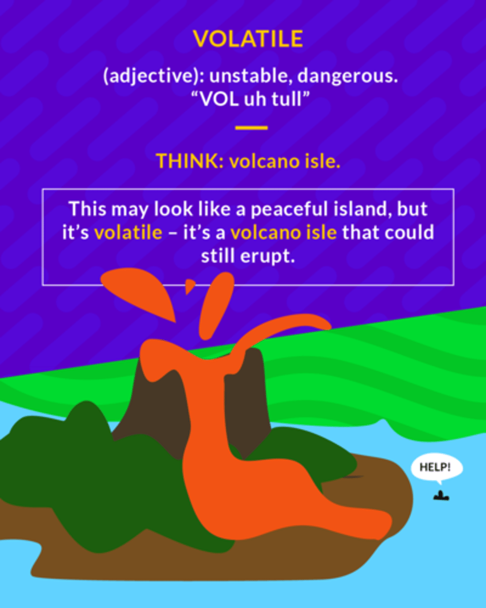 <p>unstable; explosive</p>