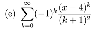<p><span>Find the radius of convergence and the interval of convergence</span></p>