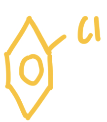 <p><strong>Aryl - </strong>An adjective used to describe an organic compound with a functional group attached directly to a benzene ring e.g Aryl chloride</p>