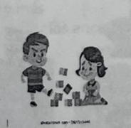 <p>bad mannered</p>