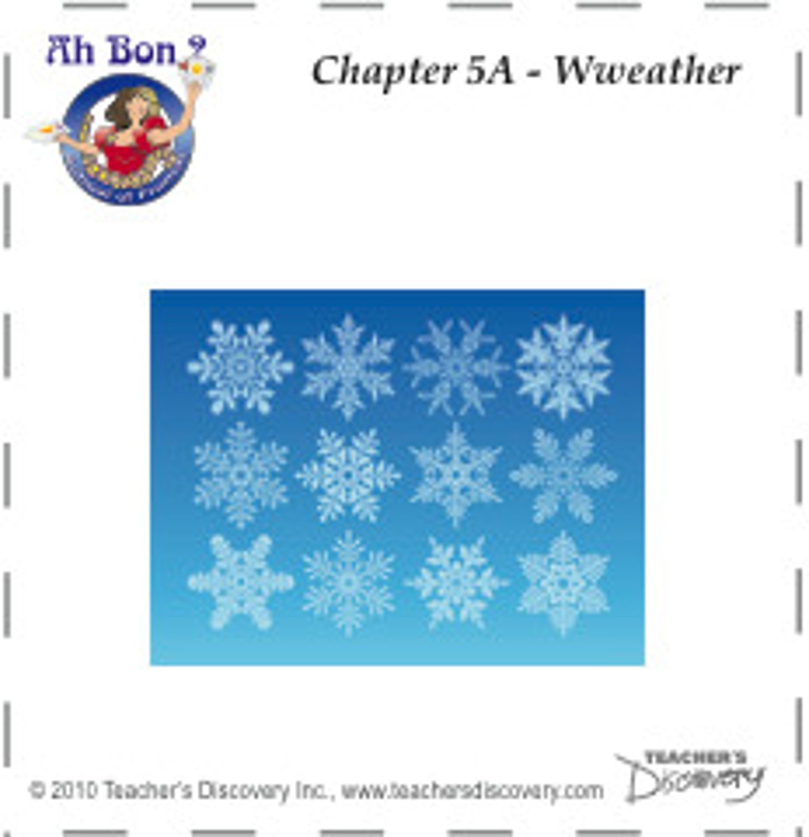 <p>It's snowing.</p>