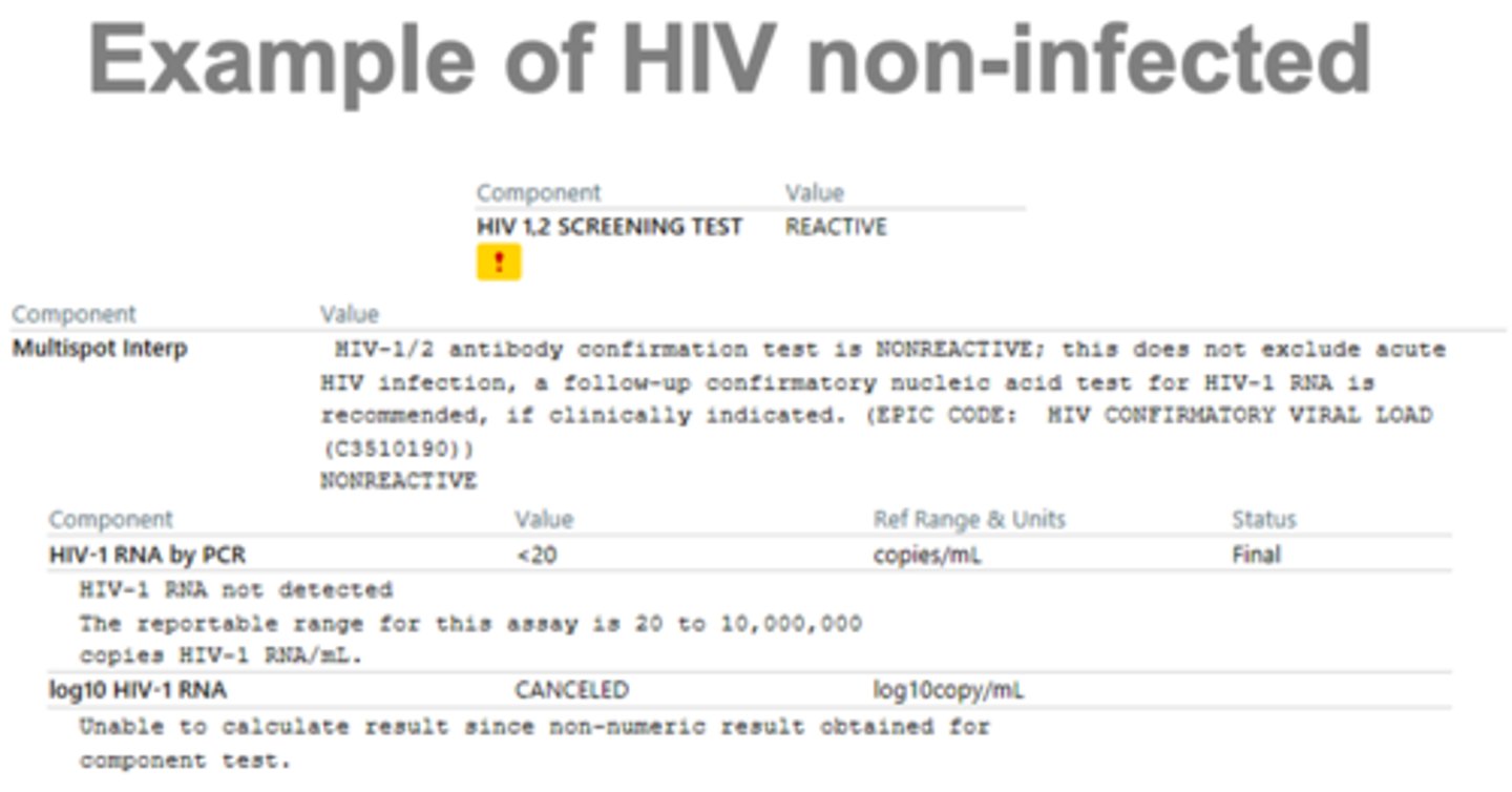 <p>can check viral load prior to the screeners when REALLY concerned.</p><p>when in doubt you can check it (but still try to follow step wise approach)</p>