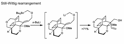 <ul><li><p>Same concept as regular [2,3] rearrangements, except Li transmetalates with SnBu3 </p></li></ul><p></p>