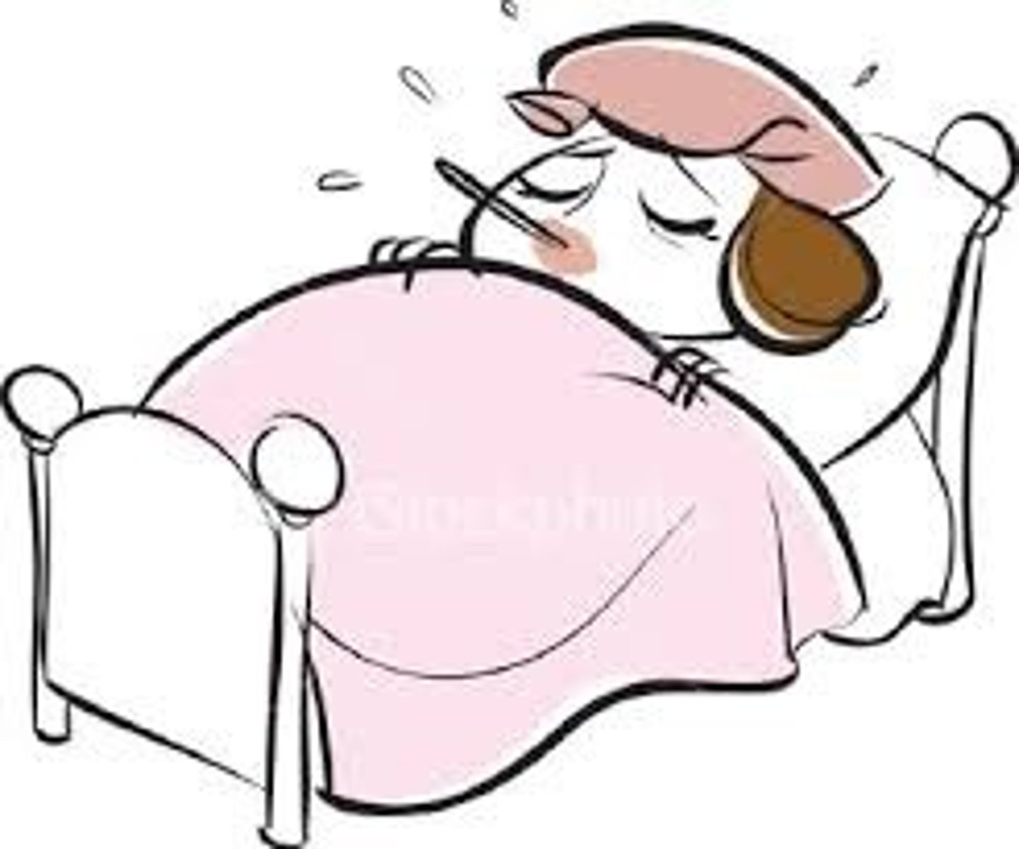 <p>to not feel good/well</p>