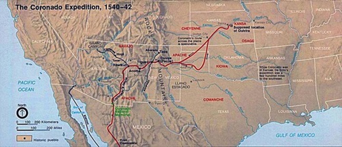 <p>Led an expedition into Arizona, New Mexico, and the Grand Canyon</p>