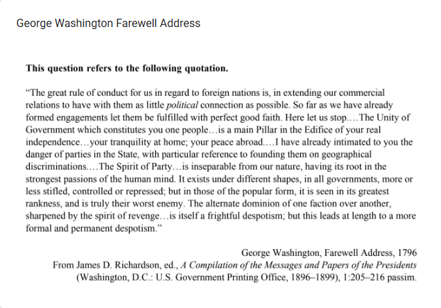 <p><span><span>U.S. foreign policy during which of the following time periods was most closely aligned with the ideas expressed in the speech above?</span></span></p><p><br></p>