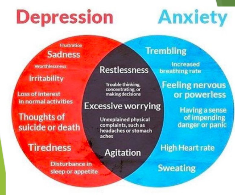 <ul><li><p>C<span>haracterized by a depressed mood most of the day, nearly every day (sad, empty, hopeless), and loss of interest and pleasure in usual/gratifying activities&nbsp;&nbsp;</span></p></li><li><p><span>Extremely heterogeneous symptom presentation! Considering all the different combinations of symptoms, there are over 16,000 different possible profiles!</span></p></li><li><p><span>Lifetime prevalence is 10-25% for women and 5-12% for men</span></p></li><li><p><span>First episode often occurs following a severe psychosocial stressor, but this is less common for subsequent episodes</span></p></li><li><p><span>50% have a comorbid anxiety disorder</span></p></li><li><p><span>Average age of onset is mid-20s, but this appears to be getting younger</span></p></li><li><p><span>60% of people who experience a MDE will experience a second, 70% with two with experience a third, and 90% with three will<br>experience a fourth</span></p></li><li><p><span>1 year after diagnosis, 40% will still meet criteria for MDD, 20% have symptoms that do not meet criteria, and 40% have no mood<br>disorder</span></p></li><li><p><span>One of the most controversial changes in DSM5 was the removal of the “bereavement exception” for MDD which was in DSM-IV</span></p><ul><li><p><span>That means that clinicians can now diagnose depression shortly after the death of a loved one, though there are guidelines about when this should be done</span></p></li></ul></li></ul><p></p>