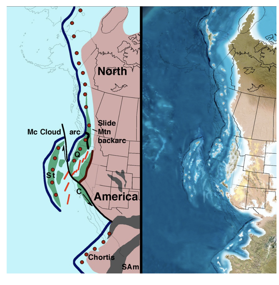 <p>Permian (~290 Ma) to Triassic (~240 Ma)</p>