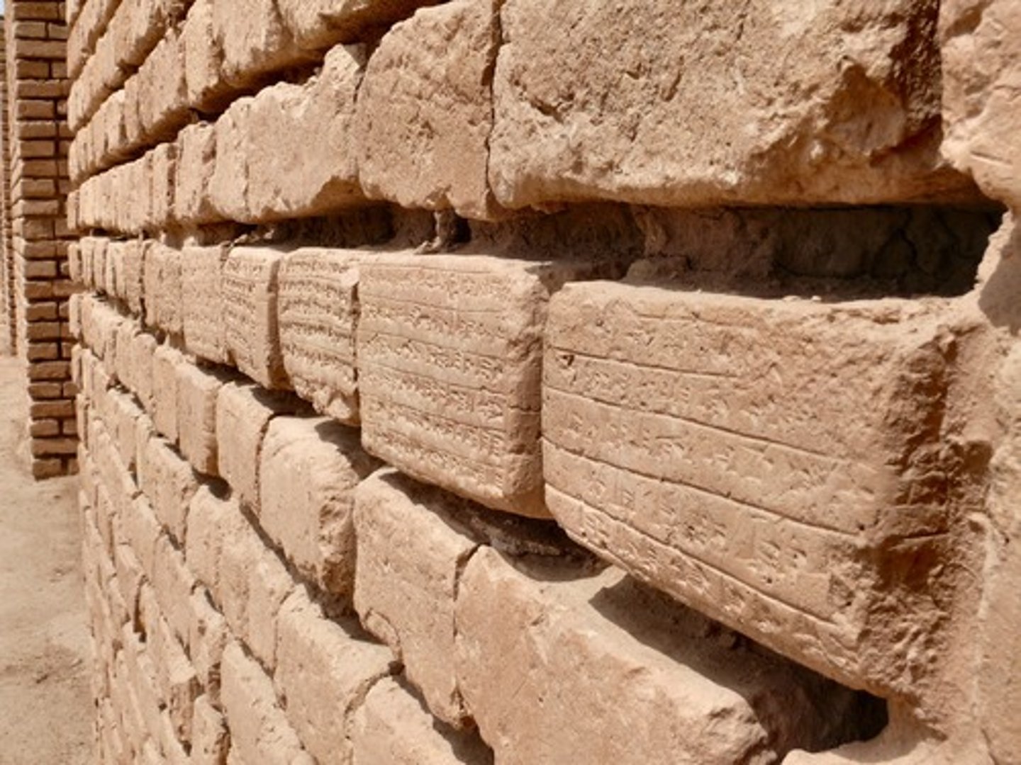 <p>A temple tower of ancient Mesopotamia, constructed of square or rectangular terraces of diminishing size, usually with a shrine made of blue enamel bricks on the top</p>