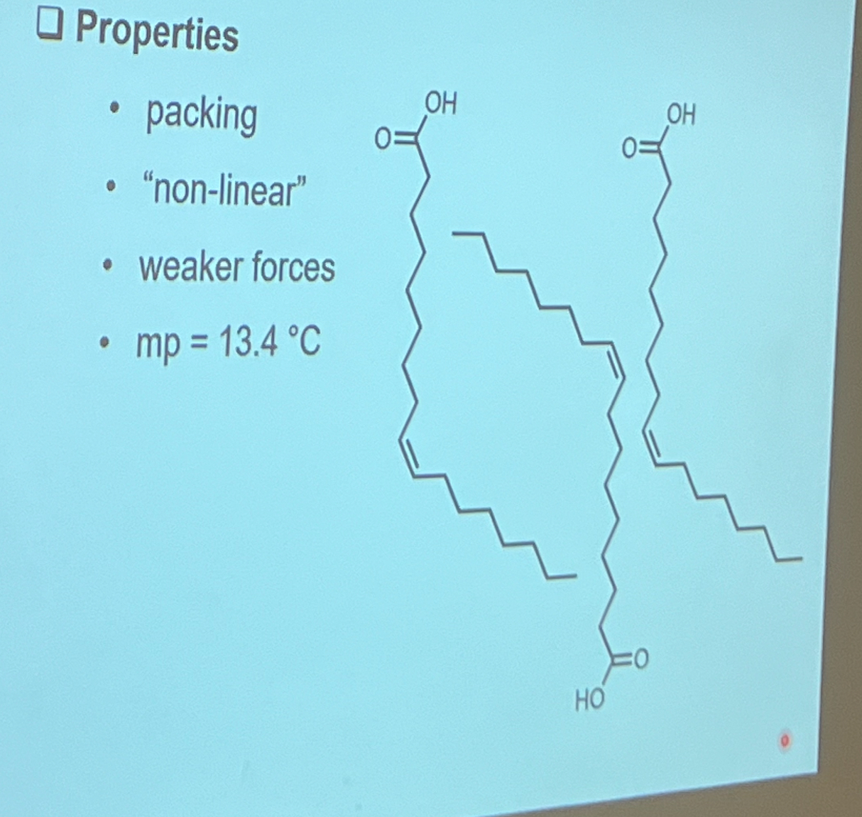 <p>trans. solid at rt likely. linear, so pack closely</p>