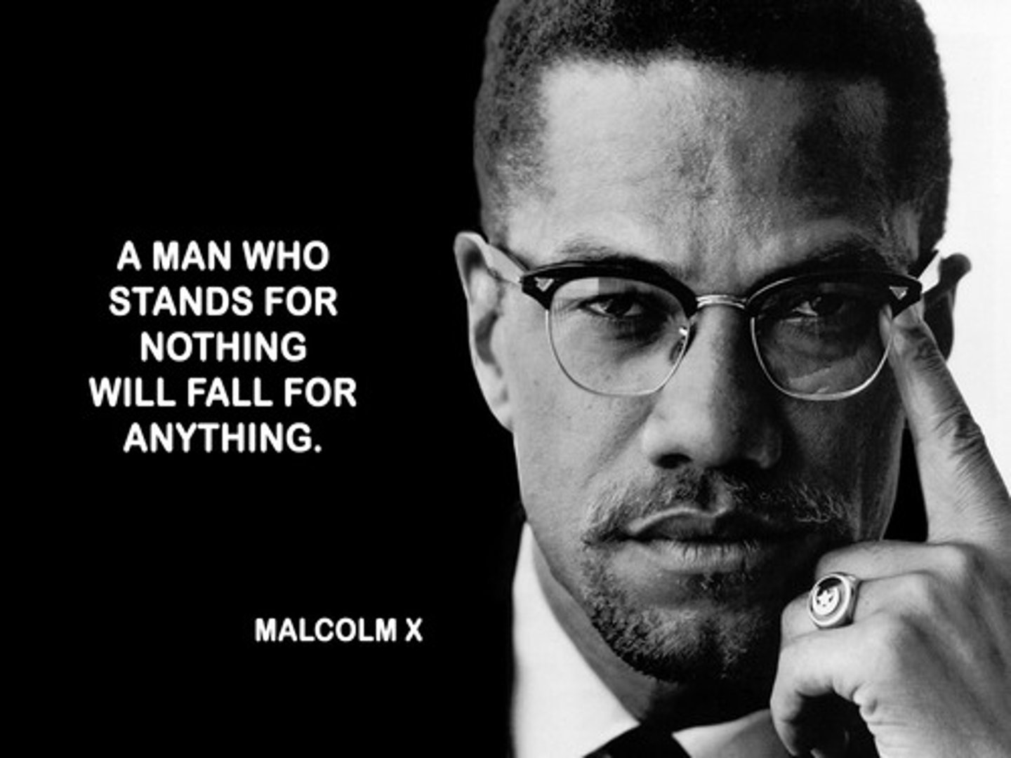 <p>On February 21, 1965, in Manhattan's Audubon Ballroom, Malcolm X began to speak to a meeting of the Organization of Afro-American Unity when a disturbance broke out in the crowd of 400, 1965 changed to want equality not superiority-killed by a black Muslim.</p>