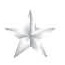 <p>One silver star</p>