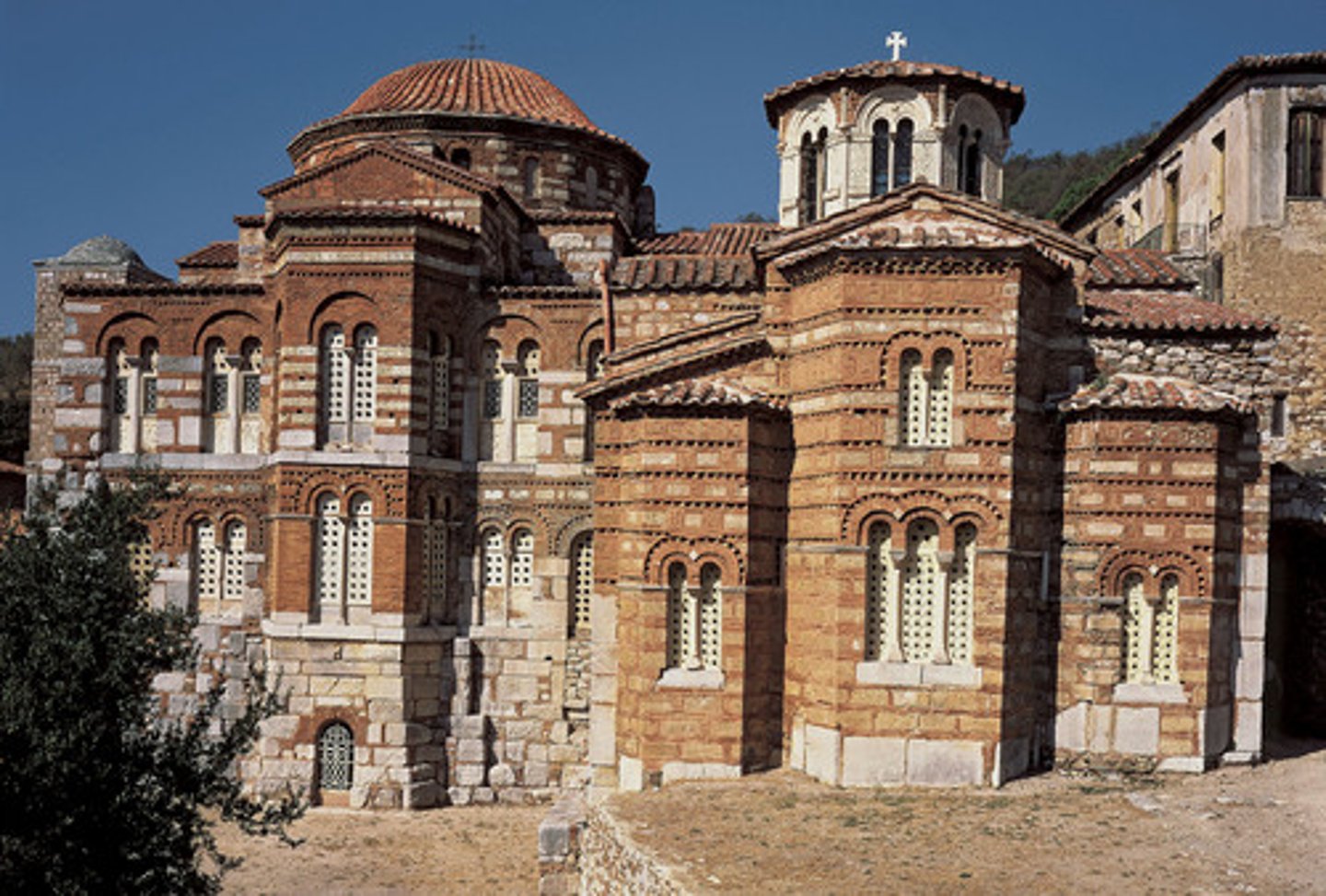 <p>Were a community of monks and were built all over Europe in the Middle ages</p>