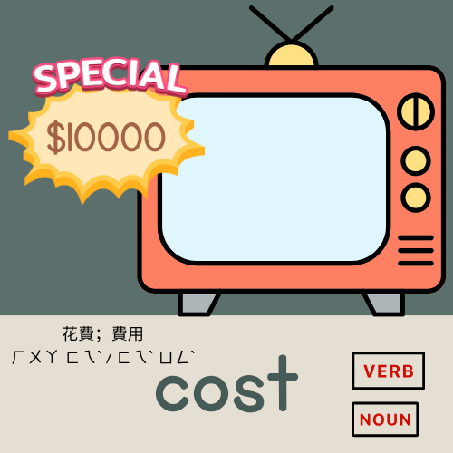 <p>cost</p>